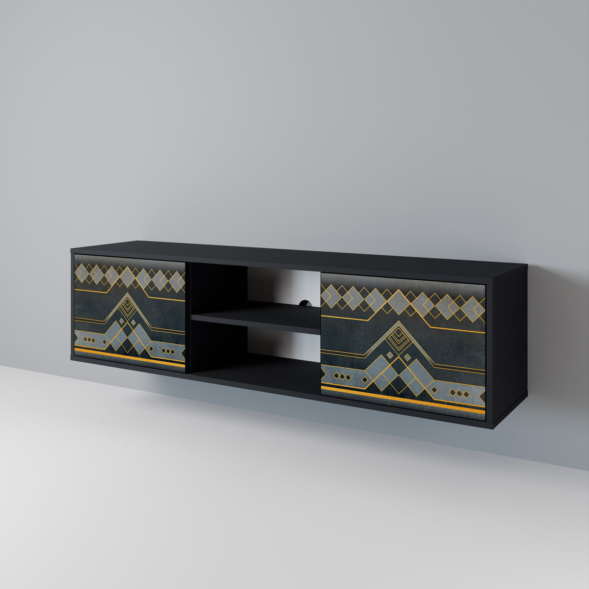 ROYAL ORDINARINESS Mueble de TV de 2 Puertas