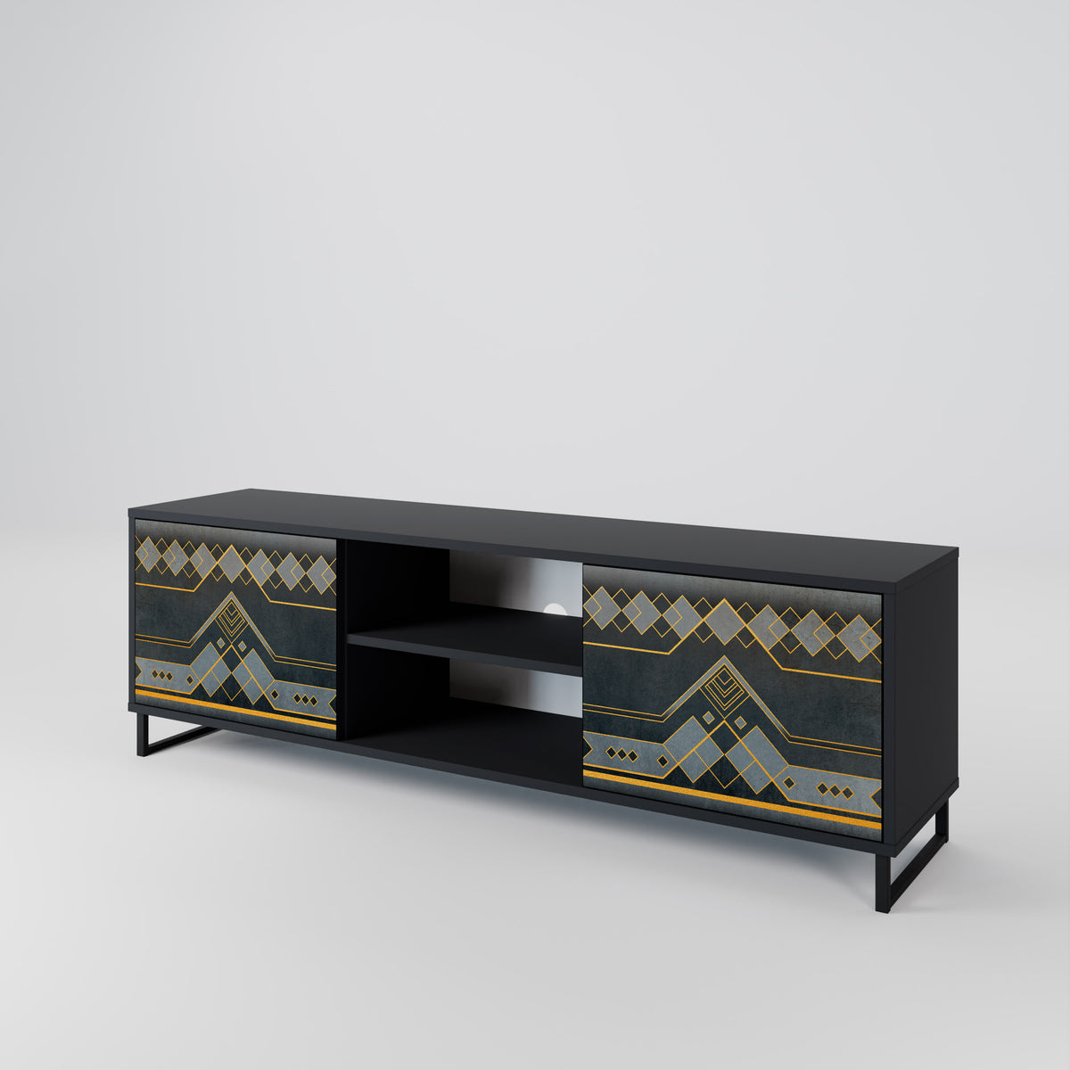 ROYAL ORDINARINESS Mueble de TV de 2 Puertas