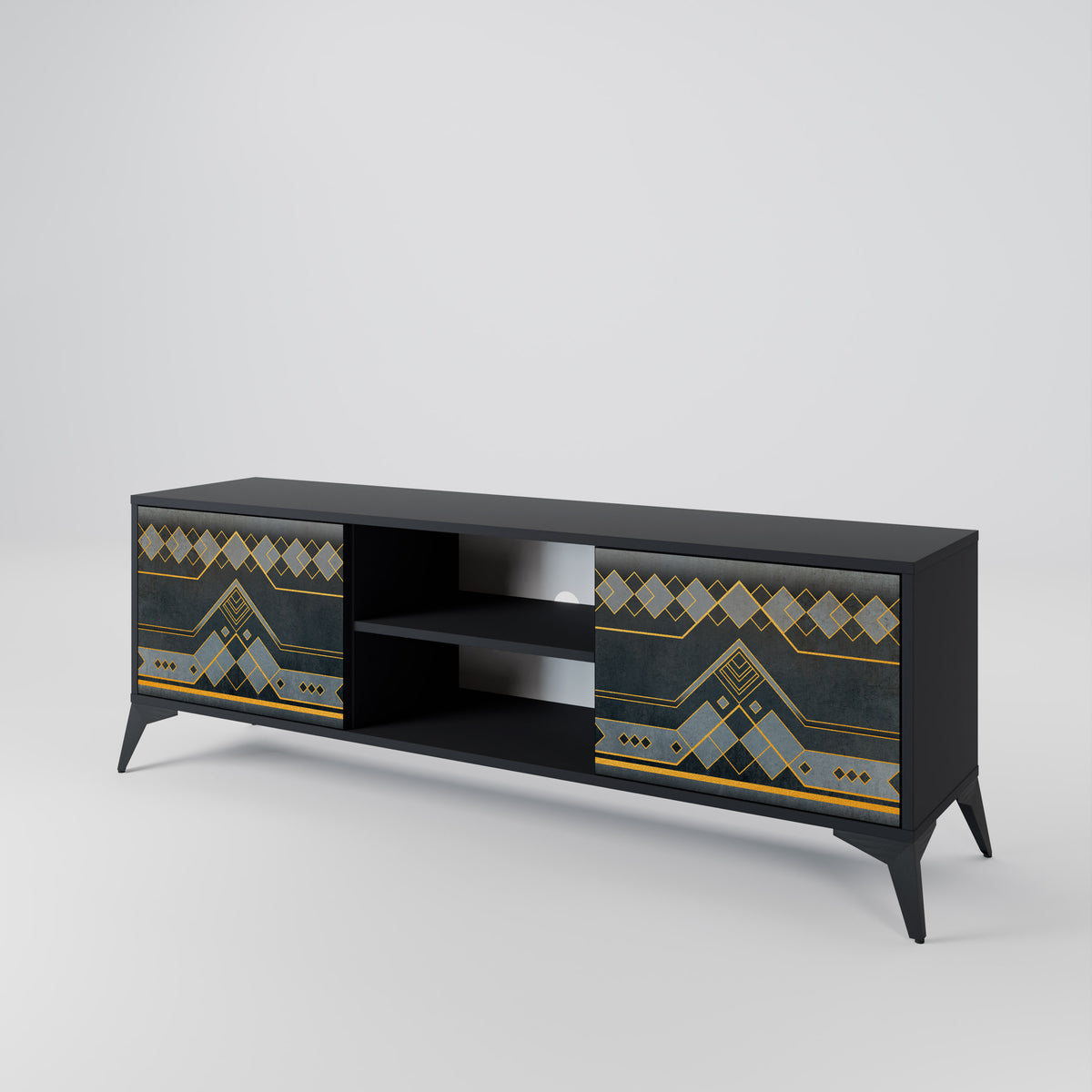 ROYAL ORDINARINESS Mueble de TV de 2 Puertas