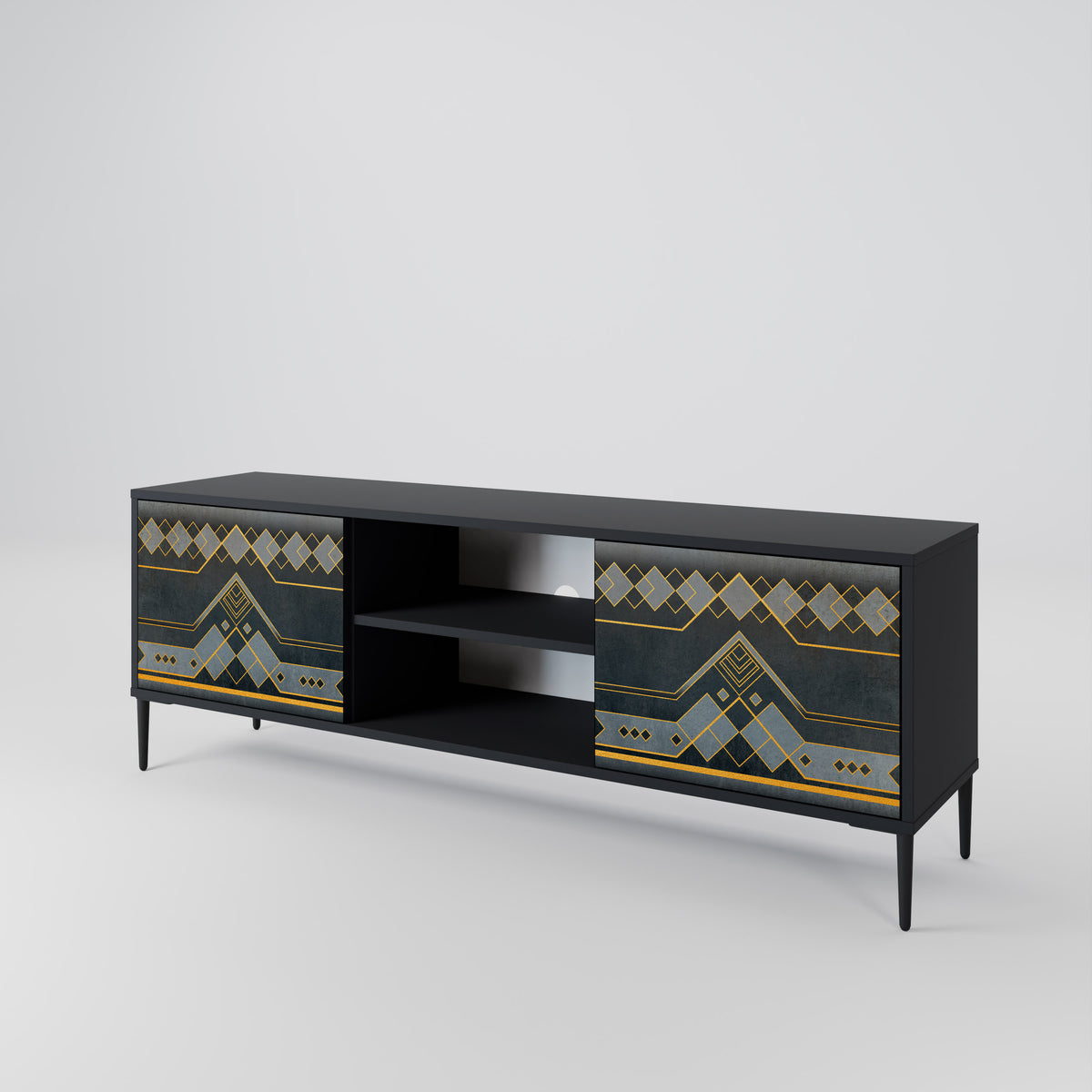 ROYAL ORDINARINESS Mueble de TV de 2 Puertas
