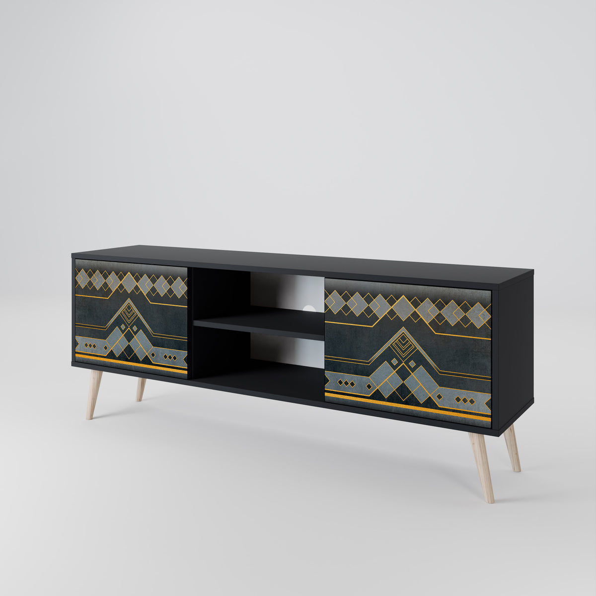 ROYAL ORDINARINESS Mueble de TV de 2 Puertas