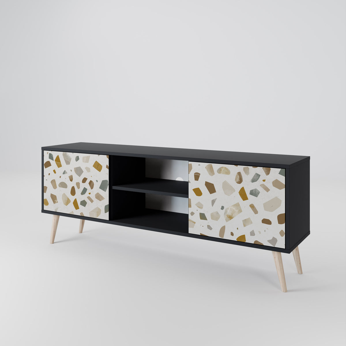 PIECES OF TOMORROW Mueble de TV de 2 Puertas