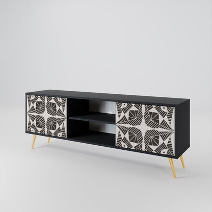 MONOCHROME NEXUS Mueble de TV de 2 Puertas