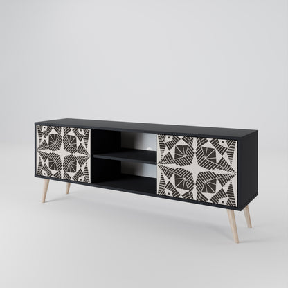 MONOCHROME NEXUS Mueble de TV de 2 Puertas