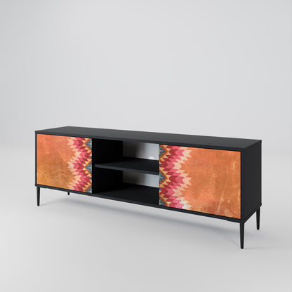 INDIAN FOLK Mueble de TV de 2 Puertas
