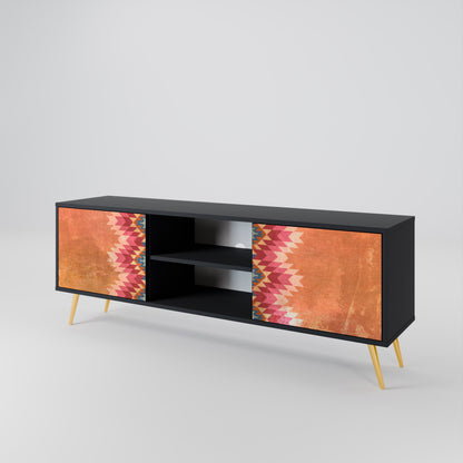 INDIAN FOLK Mueble de TV de 2 Puertas