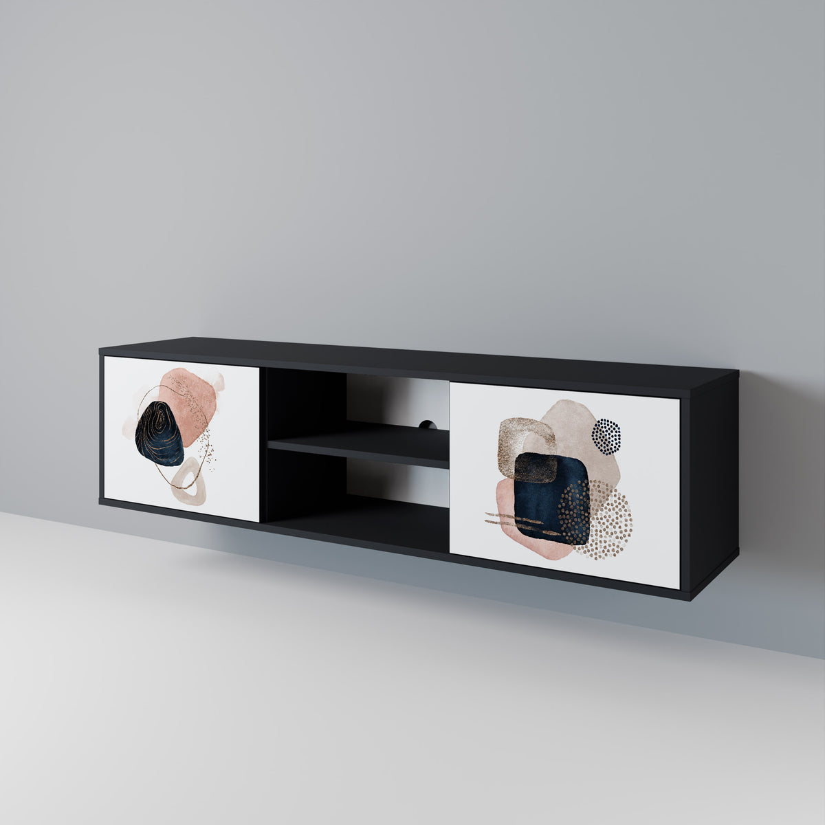 COLORFUL SHAPES Mueble de TV de 2 Puertas