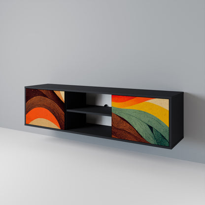 COLORFUL STRANDS Mueble de TV de 2 Puertas