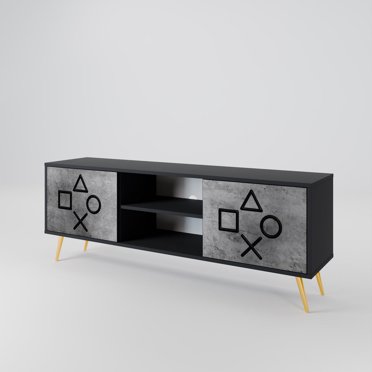 GAMER CHOICE 2-Door TV Cabinet