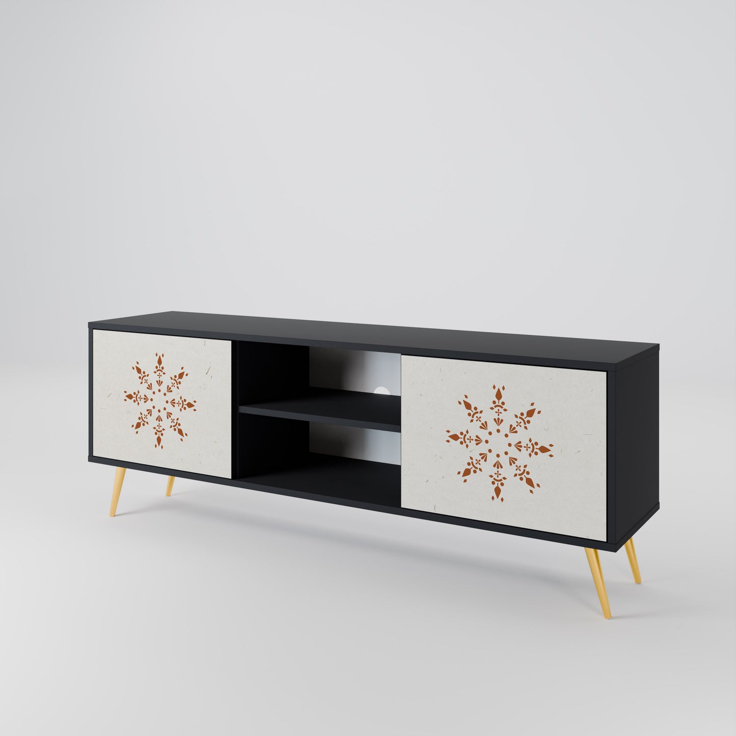 DAILY HARMONY Mueble de TV de 2 Puertas