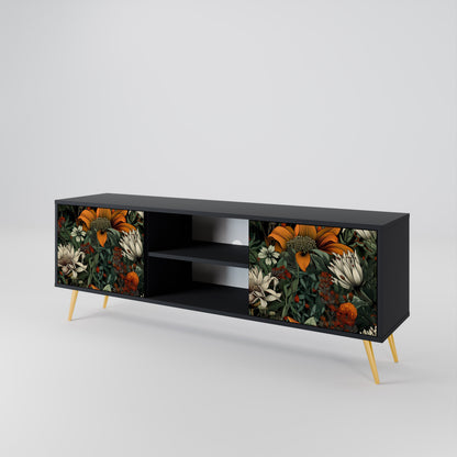 MIDNIGHT SPROUT Mueble de TV de 2 Puertas