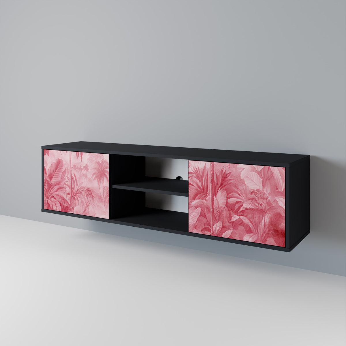SWEET TROPICS Mueble de TV de 2 Puertas