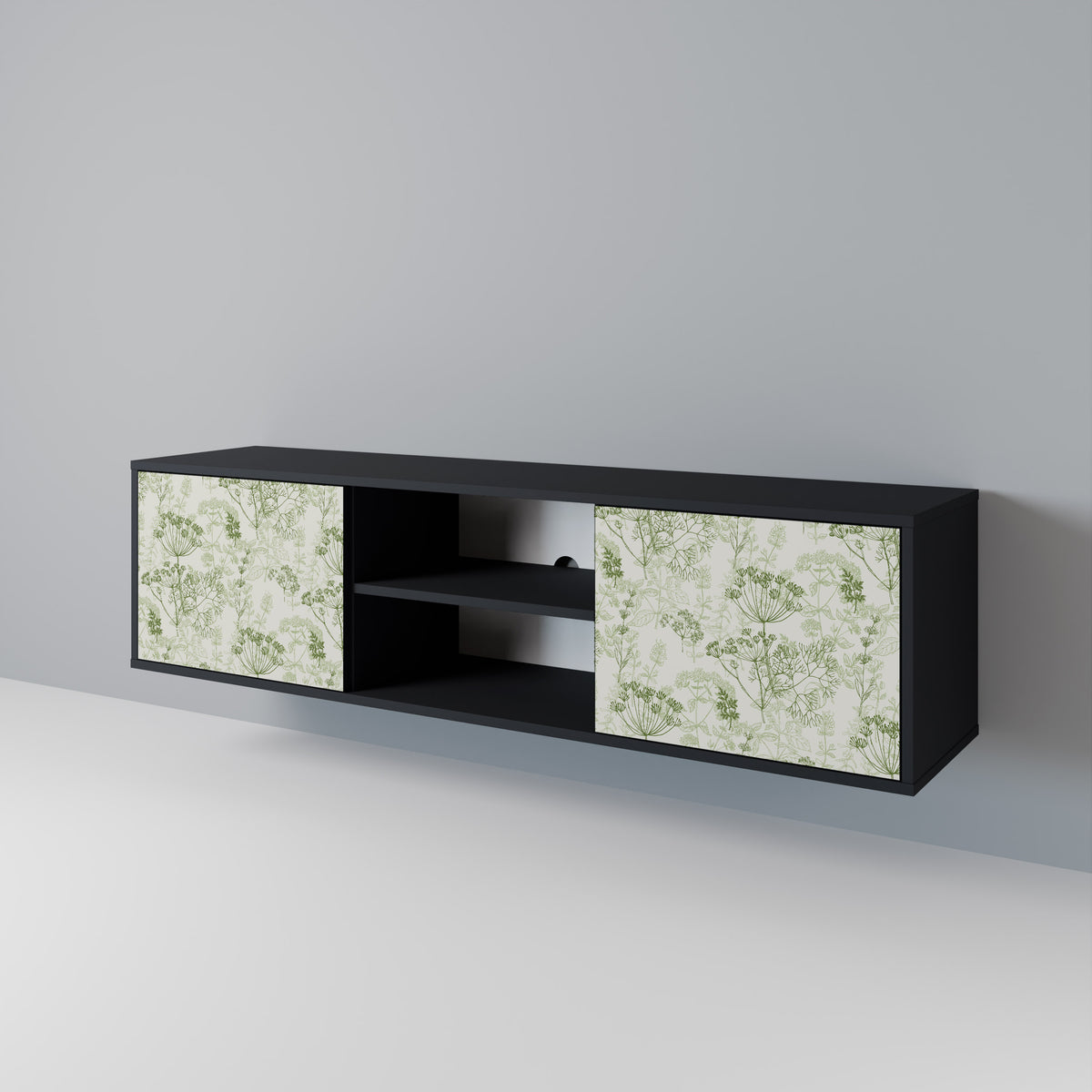 FENNEL BALDACHIN Mueble de TV de 2 Puertas