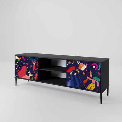 FESTIVE PLEASURES Mueble de TV de 2 Puertas