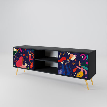 FESTIVE PLEASURES Mueble de TV de 2 Puertas