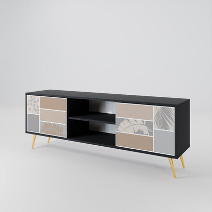 TROPICAL SHAPES Mueble de TV de 2 Puertas