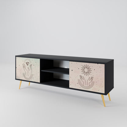 DELICATE BEAUTY Mueble de TV de 2 Puertas