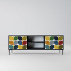 WEIGHTLESS HOURS Mueble de TV de 2 Puertas en Acabado Negro