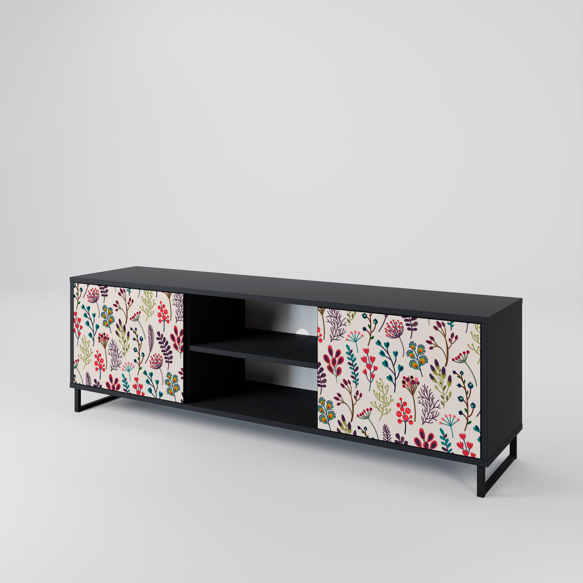 AUTUMN SUNDRIES Mueble de TV de 2 Puertas