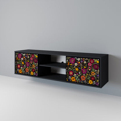 MIDNIGHT GARDEN Mueble de TV de 2 Puertas