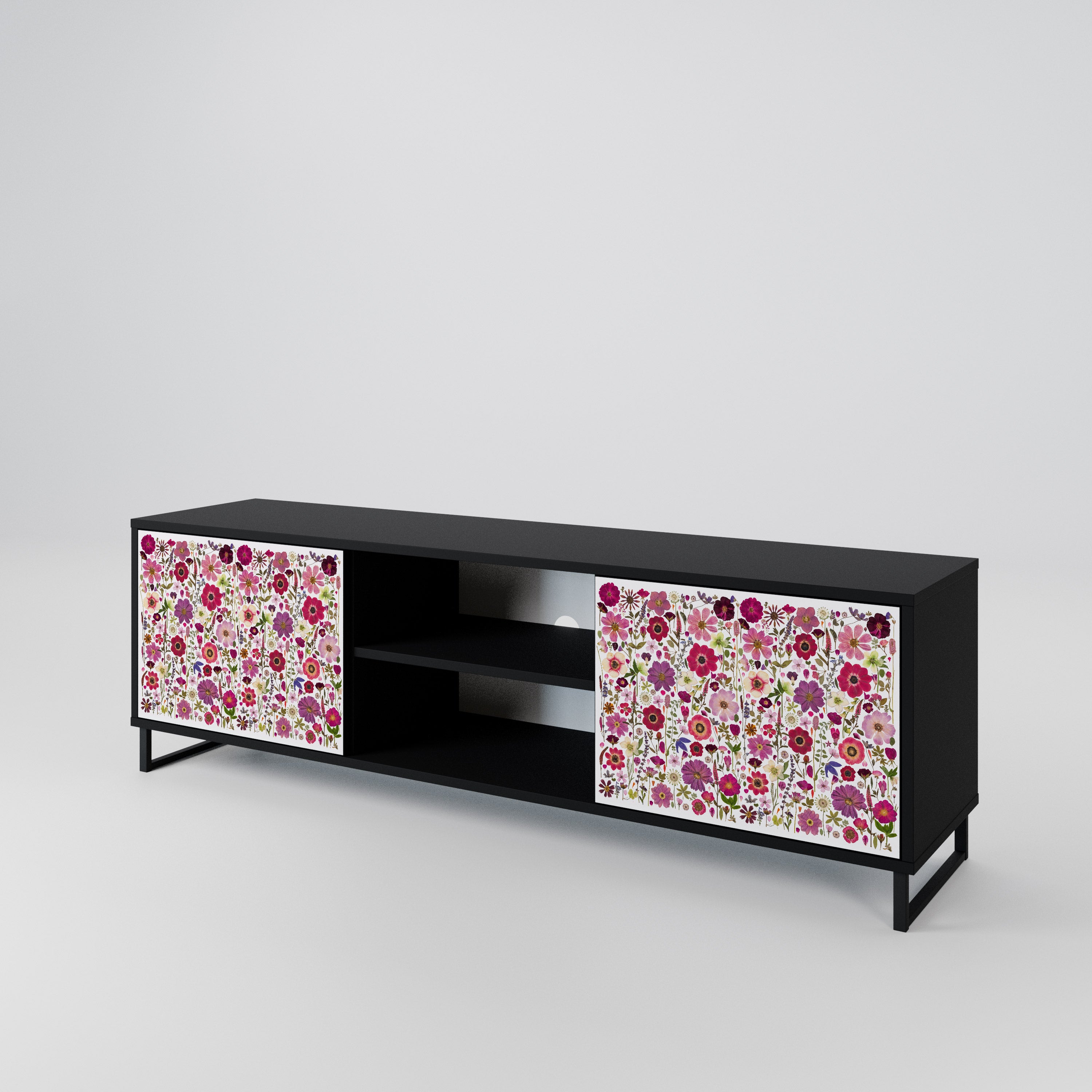 PETAL GARDEN Mueble de TV de 2 Puertas