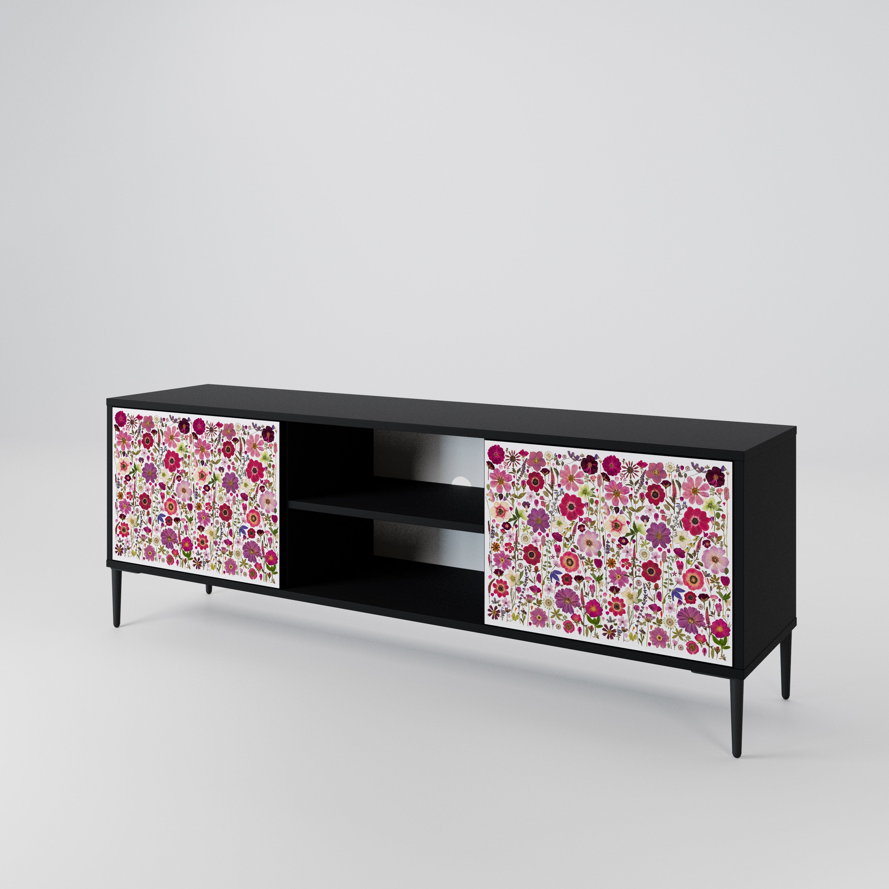 PETAL GARDEN Mueble de TV de 2 Puertas