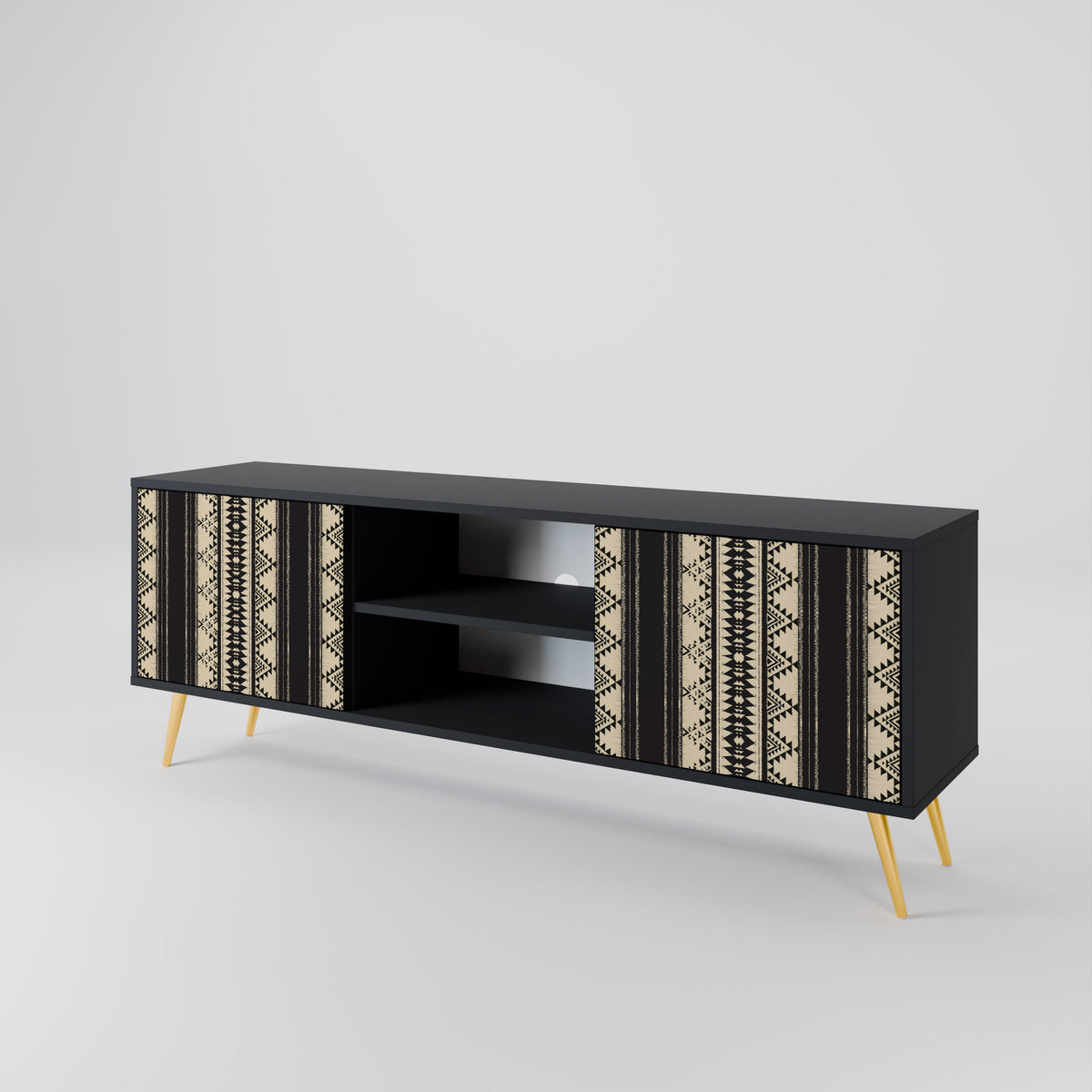 AZTEC Mueble de TV de 2 Puertas