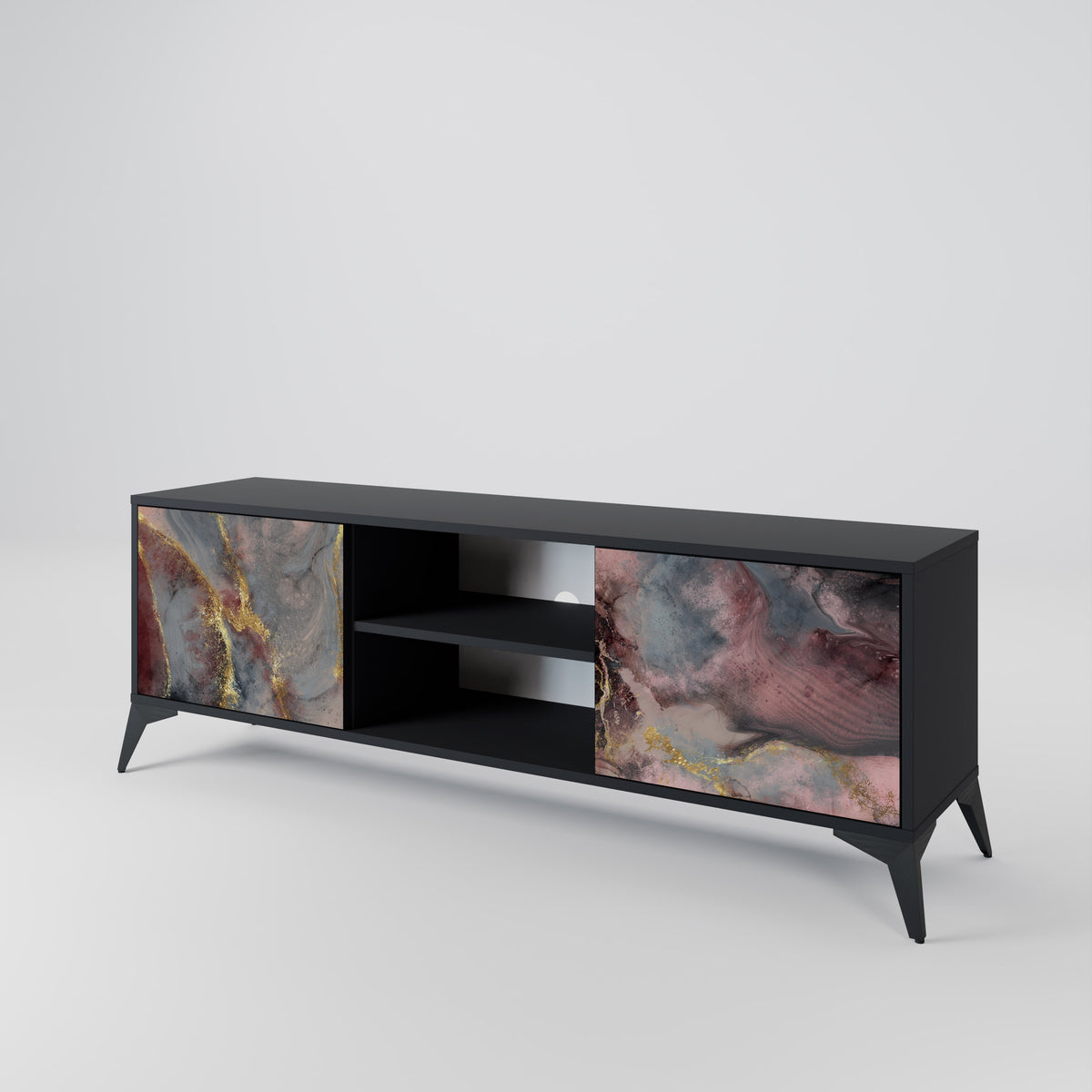 GOLDEN TIDES Mueble de TV de 2 Puertas