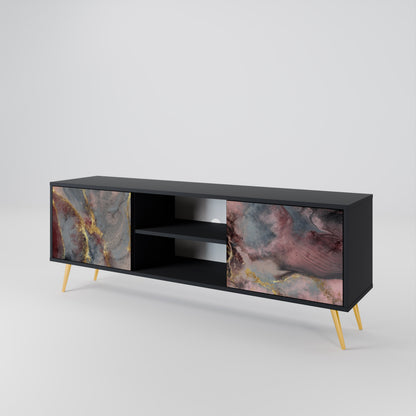 GOLDEN TIDES Mueble de TV de 2 Puertas
