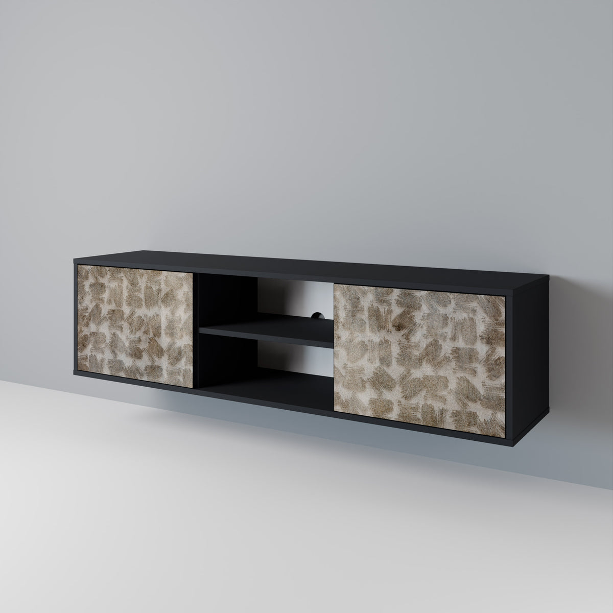 SLIGHTLY BLURRED Mueble de TV de 2 Puertas
