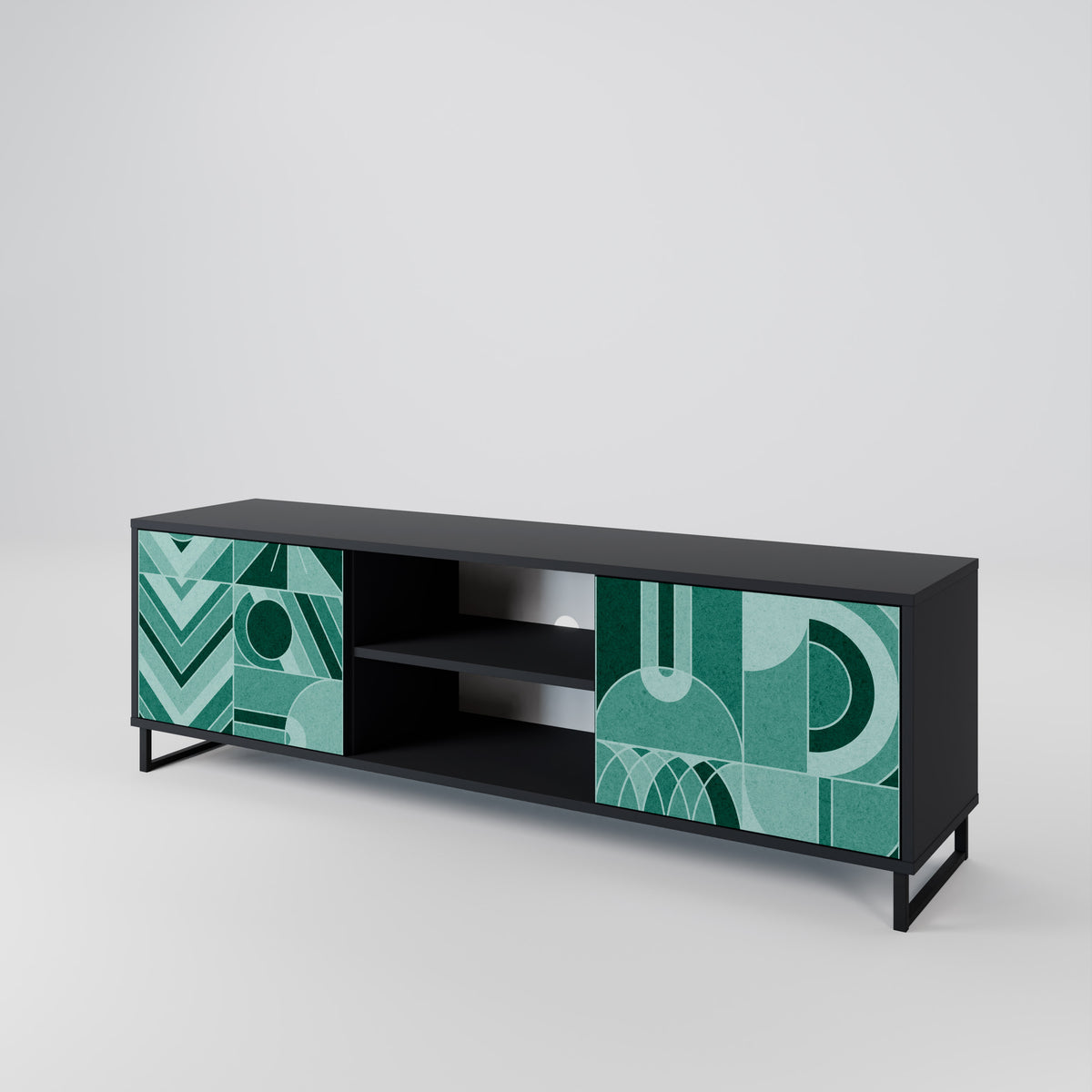 HARMONIC GRID Mueble de TV de 2 Puertas