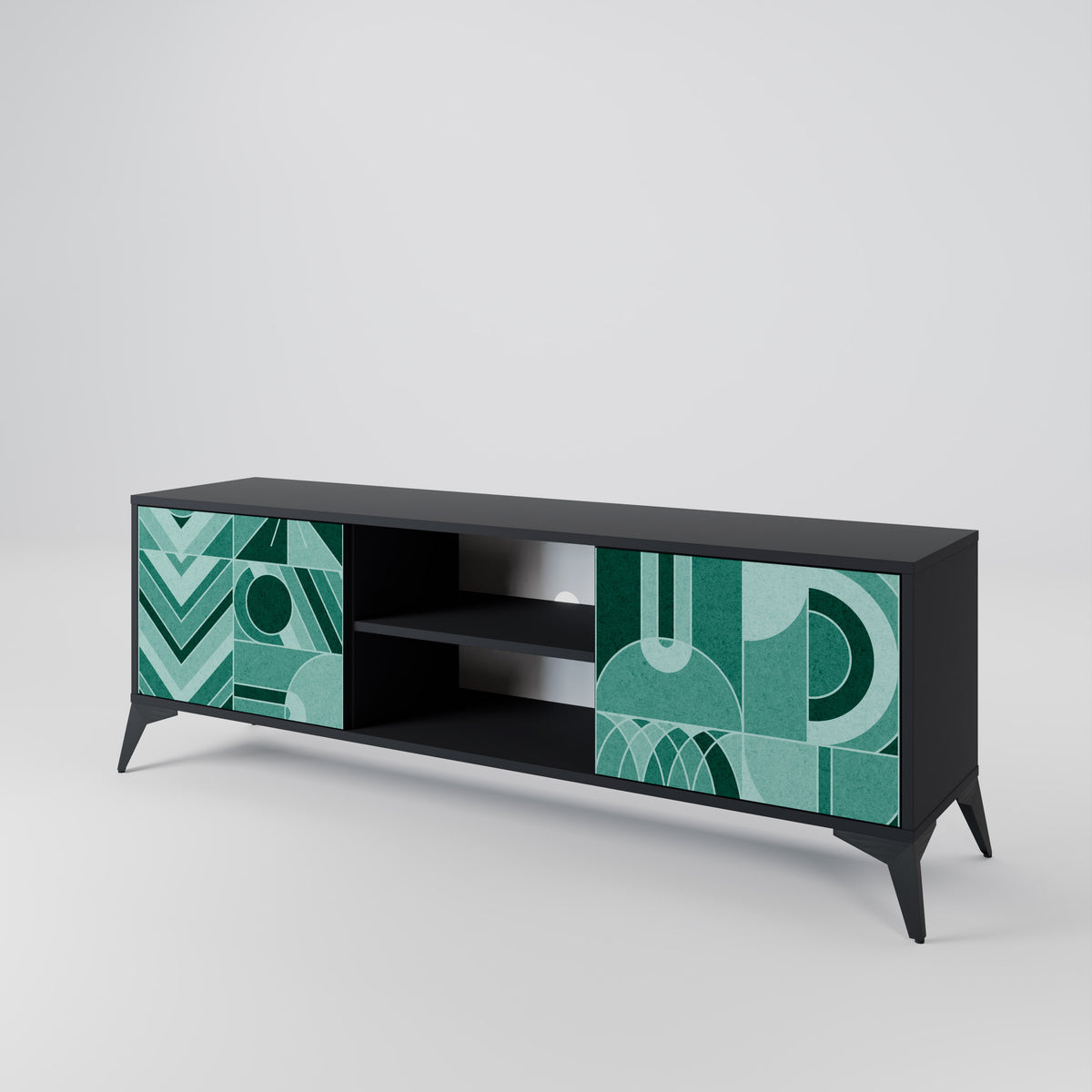 HARMONIC GRID Mueble de TV de 2 Puertas