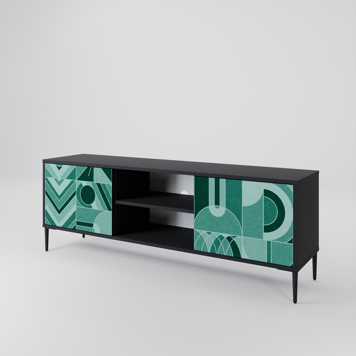 HARMONIC GRID Mueble de TV de 2 Puertas