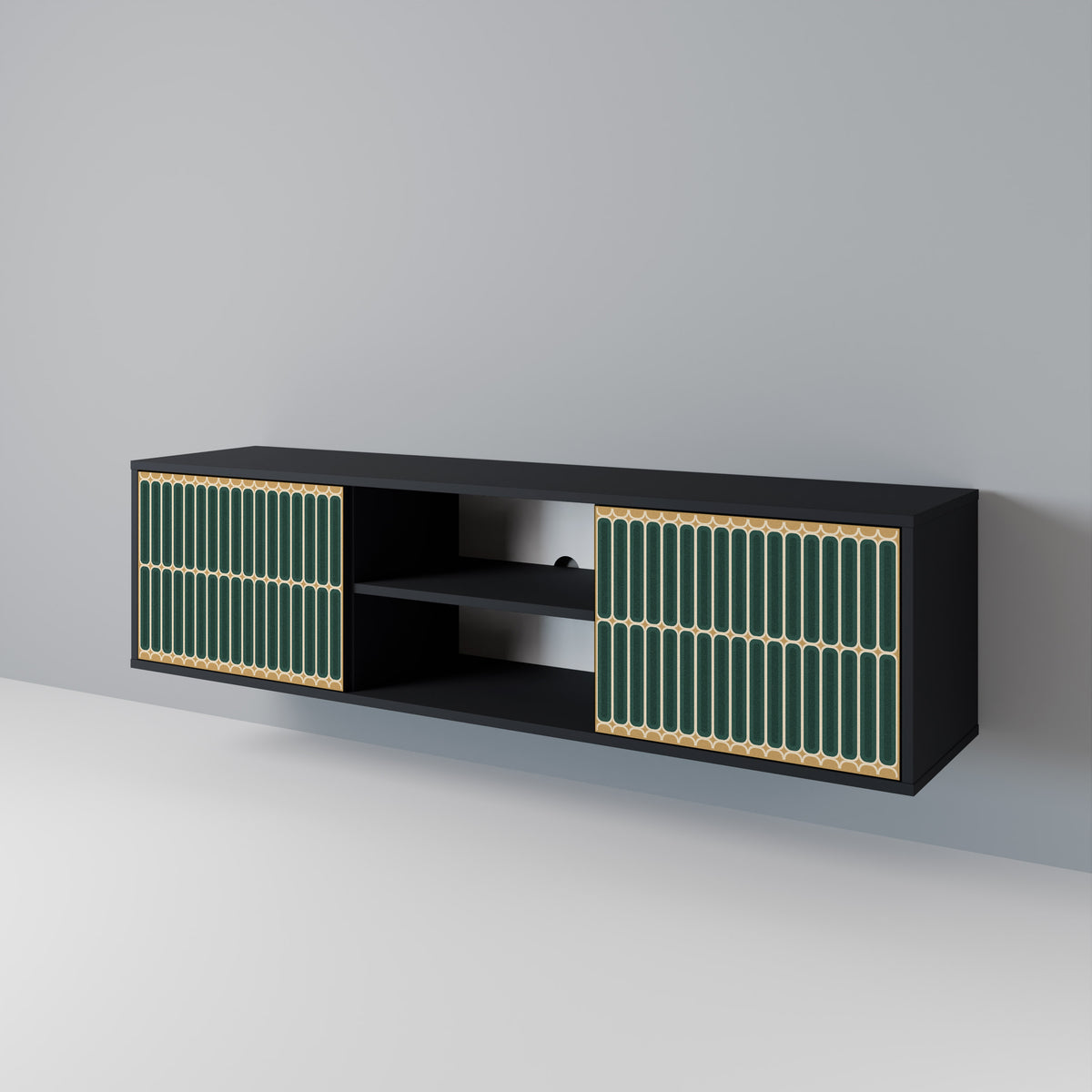 ILUSION GATE Mueble de TV de 2 Puertas
