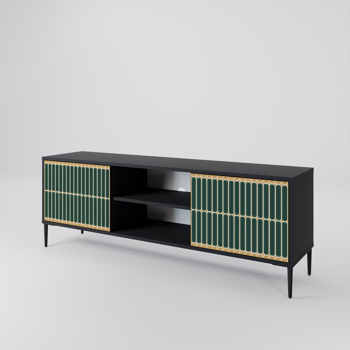 ILUSION GATE Mueble de TV de 2 Puertas