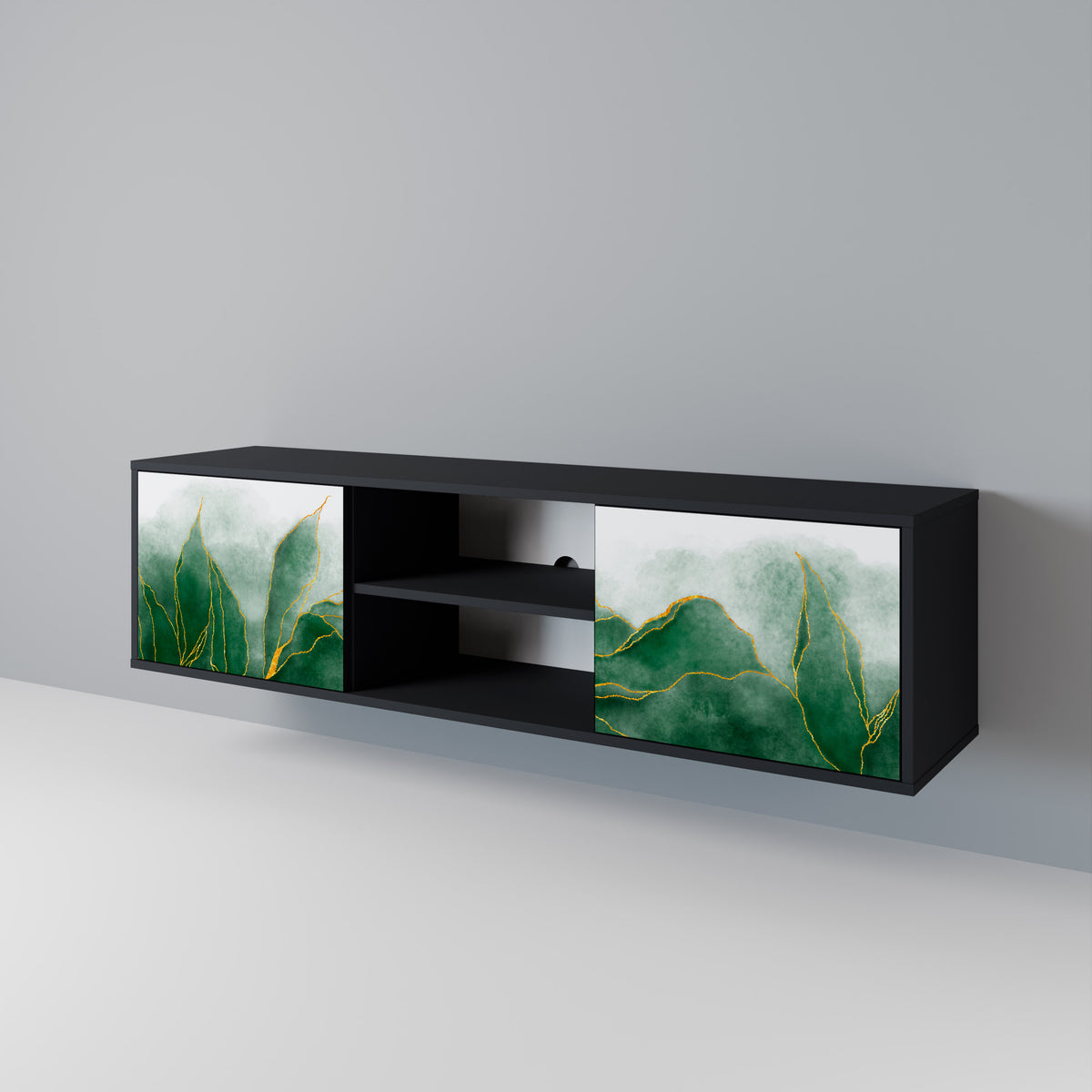 EXPENSIVE NATURE Mueble de TV de 2 Puertas