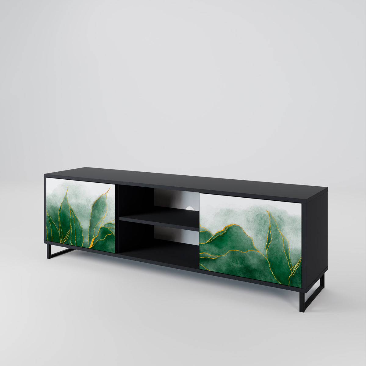 EXPENSIVE NATURE Mueble de TV de 2 Puertas
