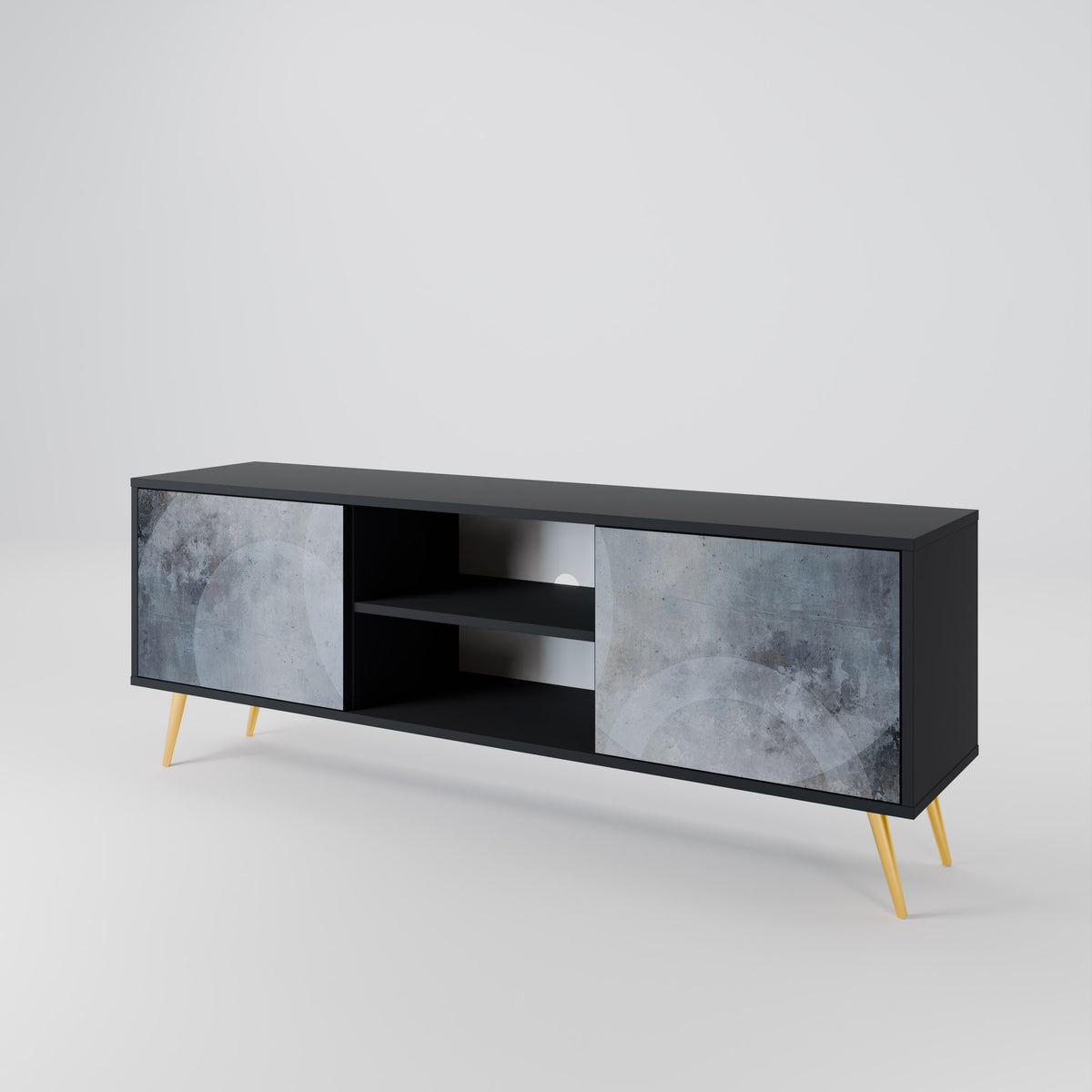 MUTED ARC Mueble de TV de 2 Puertas
