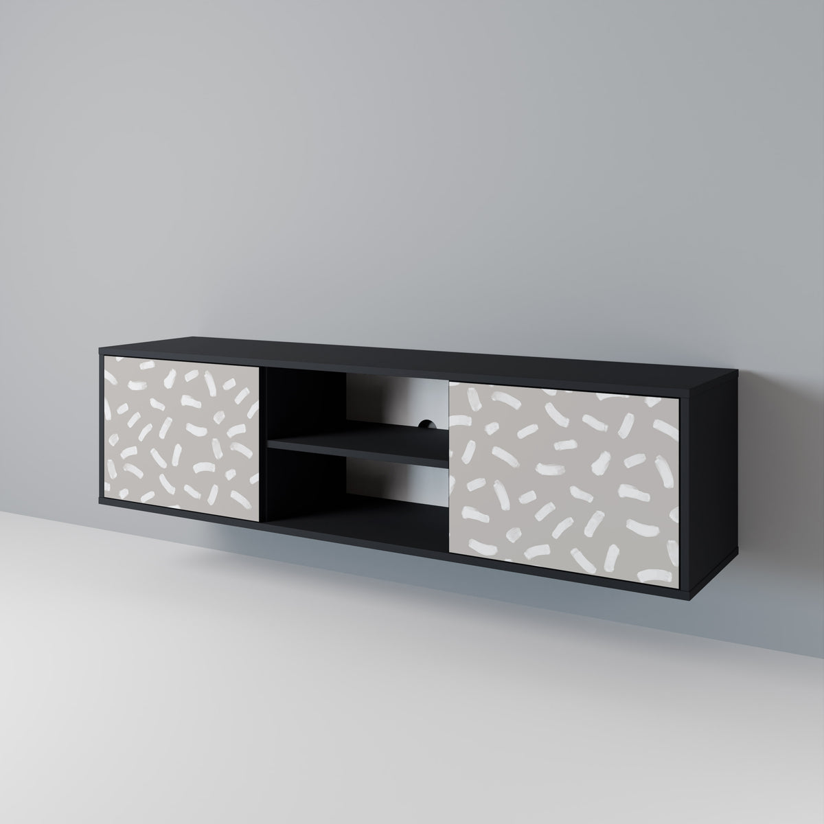 PASSING SECONDS Mueble de TV de 2 Puertas