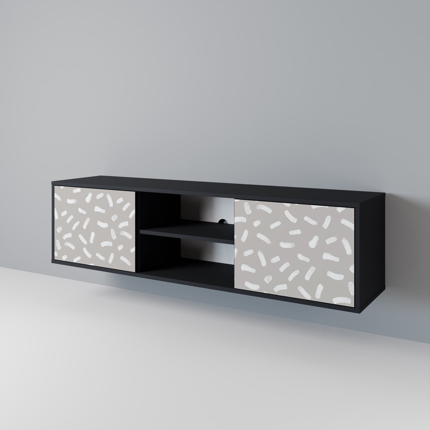 PASSING SECONDS Mueble de TV de 2 Puertas