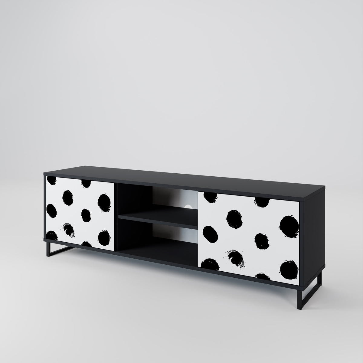 SLIPPING MINUTES Mueble de TV de 2 Puertas