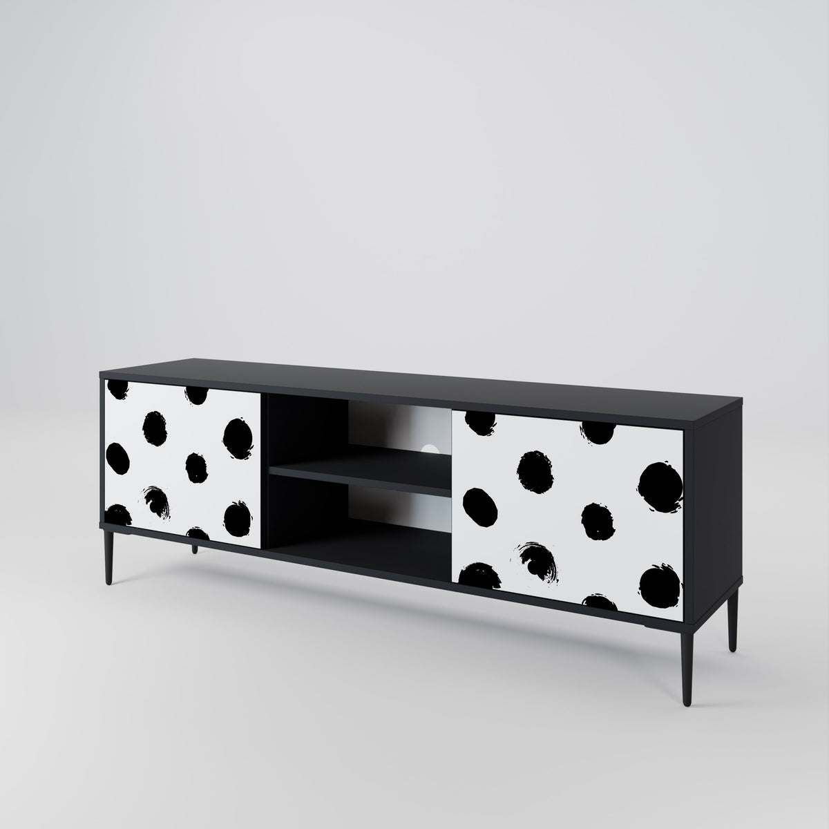 SLIPPING MINUTES Mueble de TV de 2 Puertas