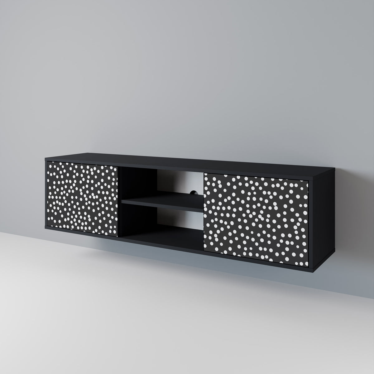 BLINDING LIGHTS Mueble de TV de 2 Puertas