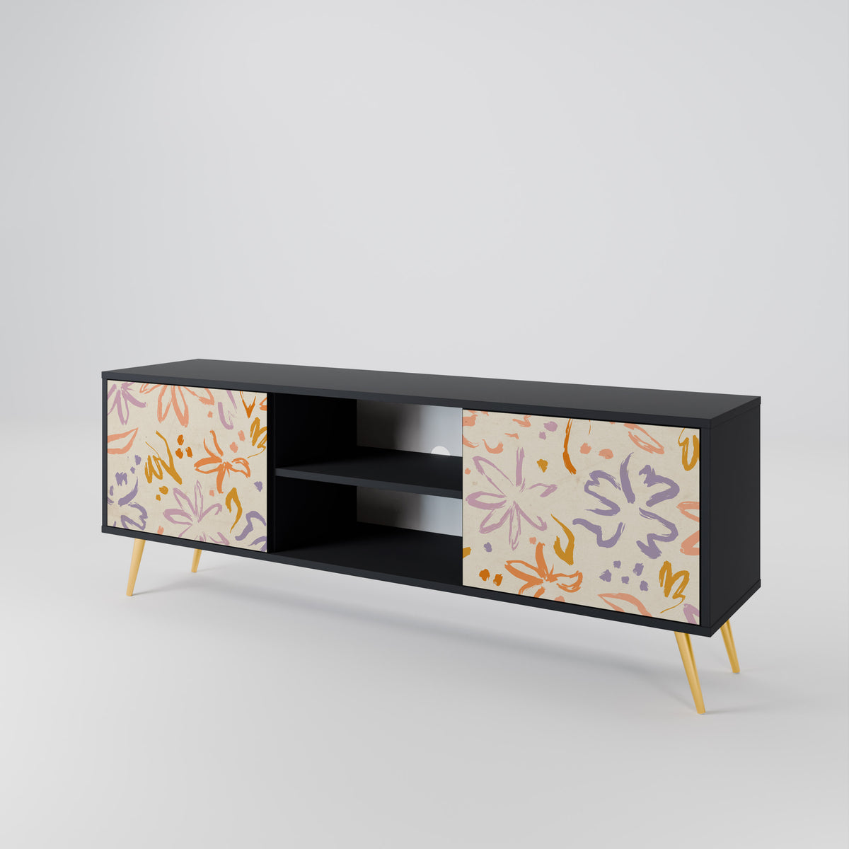 SPRING WHIMSY Mueble de TV de 2 Puertas