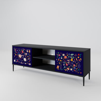 FLORAL COMBINATION Mueble de TV de 2 Puertas
