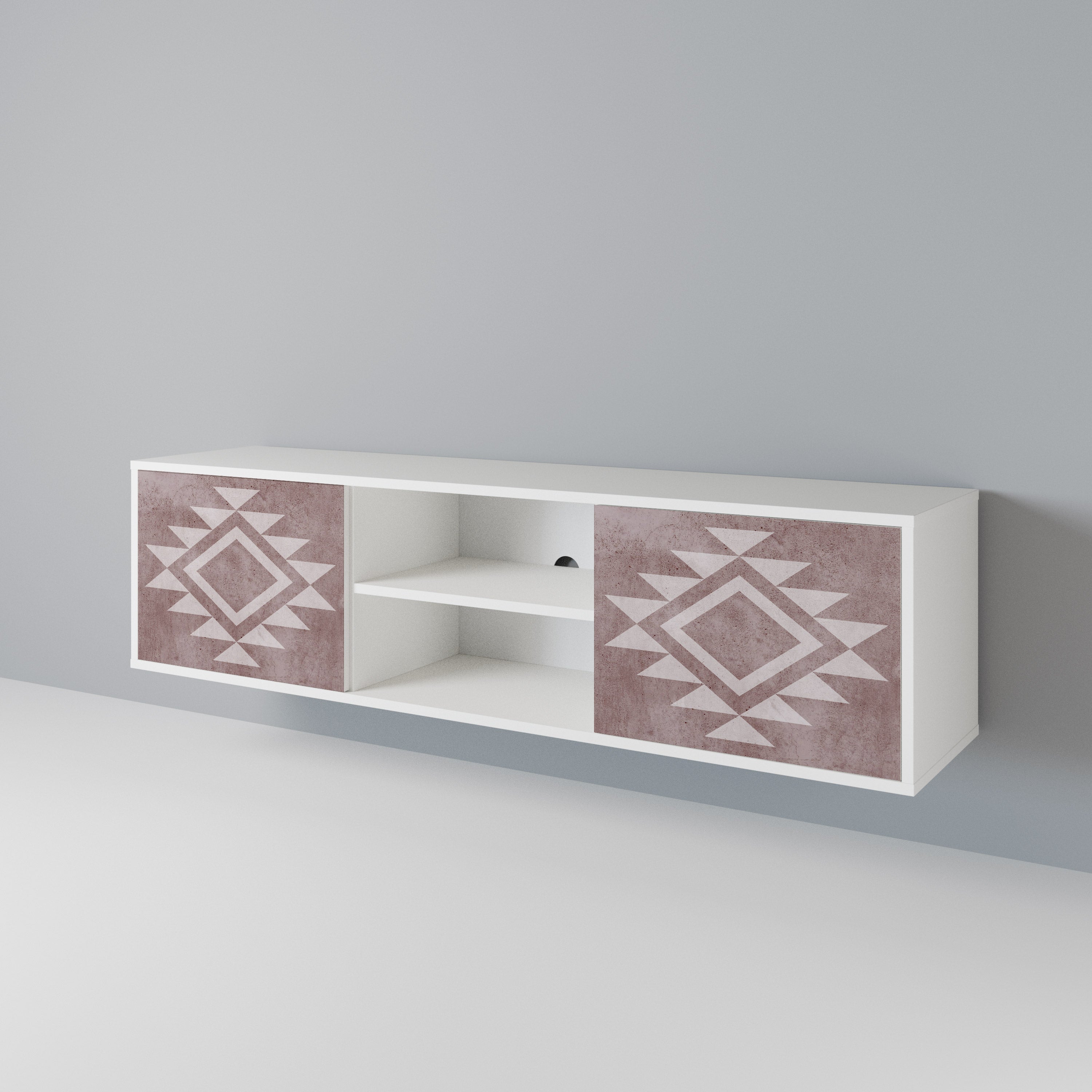 MARVEL MOSAIC Mueble de TV de 2 Puertas