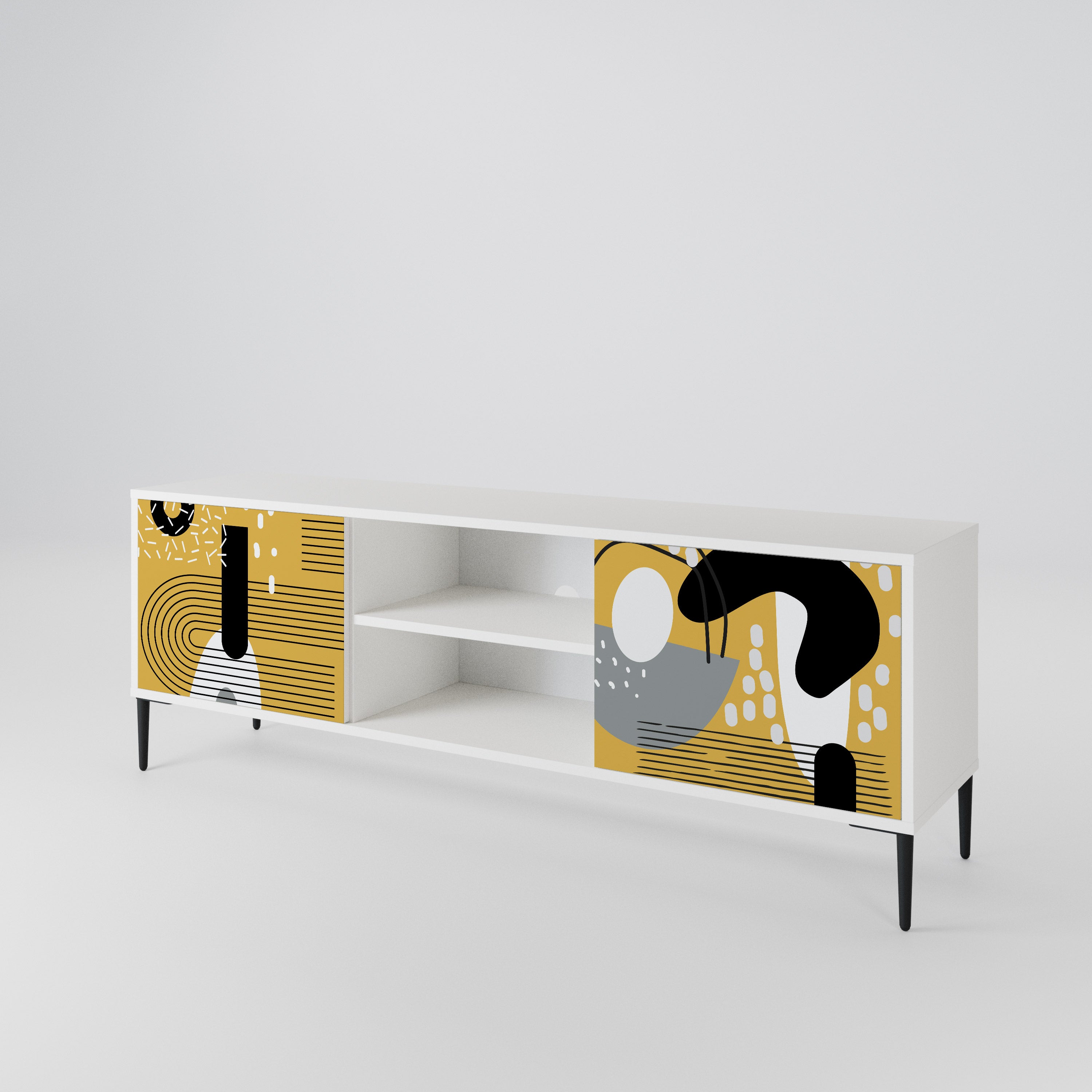 SHAPESHIFT SYMPHONY Mueble de TV de 2 Puertas