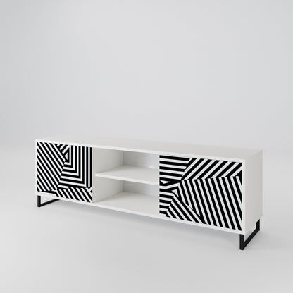 ILLUSIONARY LATTICE Mueble de TV de 2 Puertas