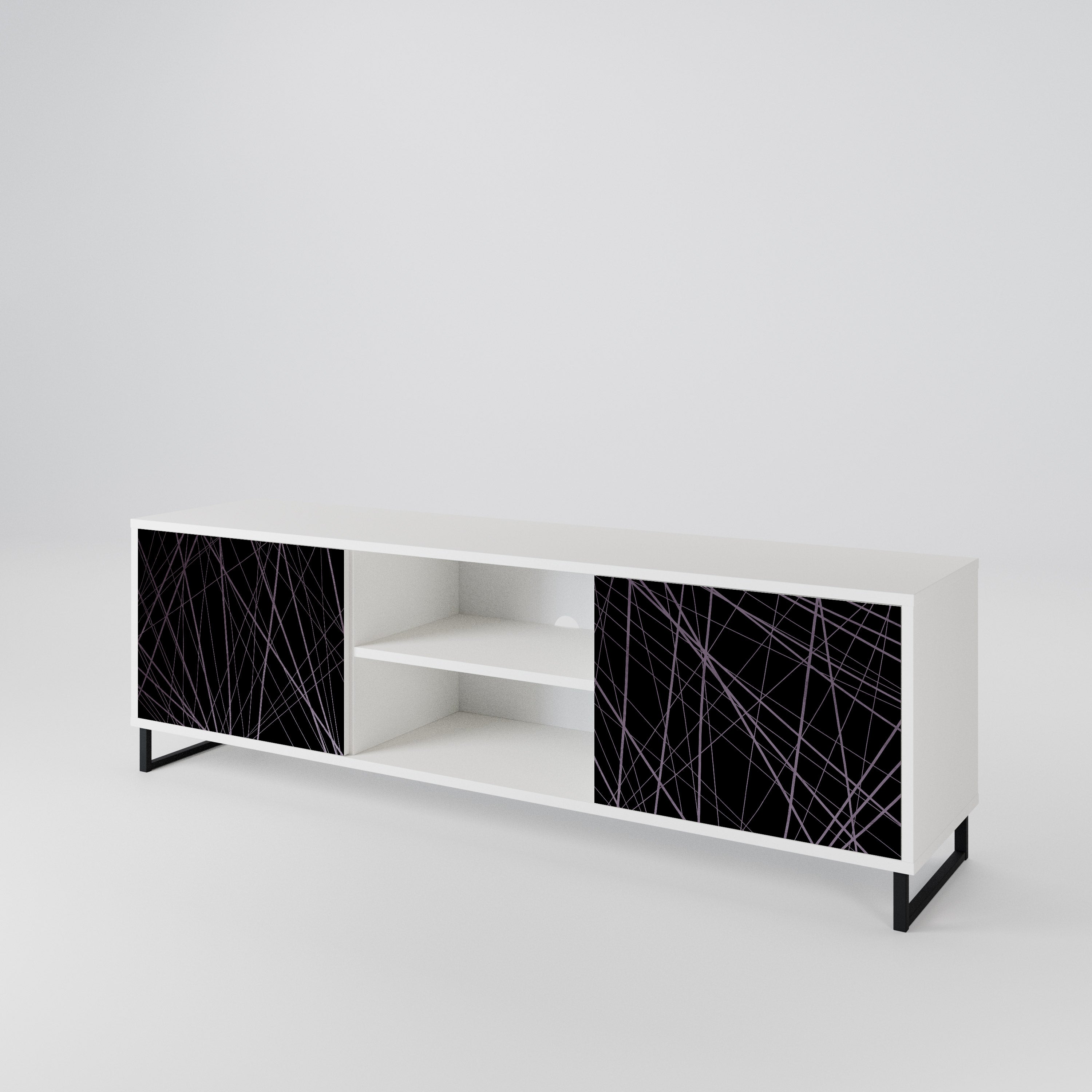 SHIMMER SPIDERGRAM Mueble de TV de 2 Puertas