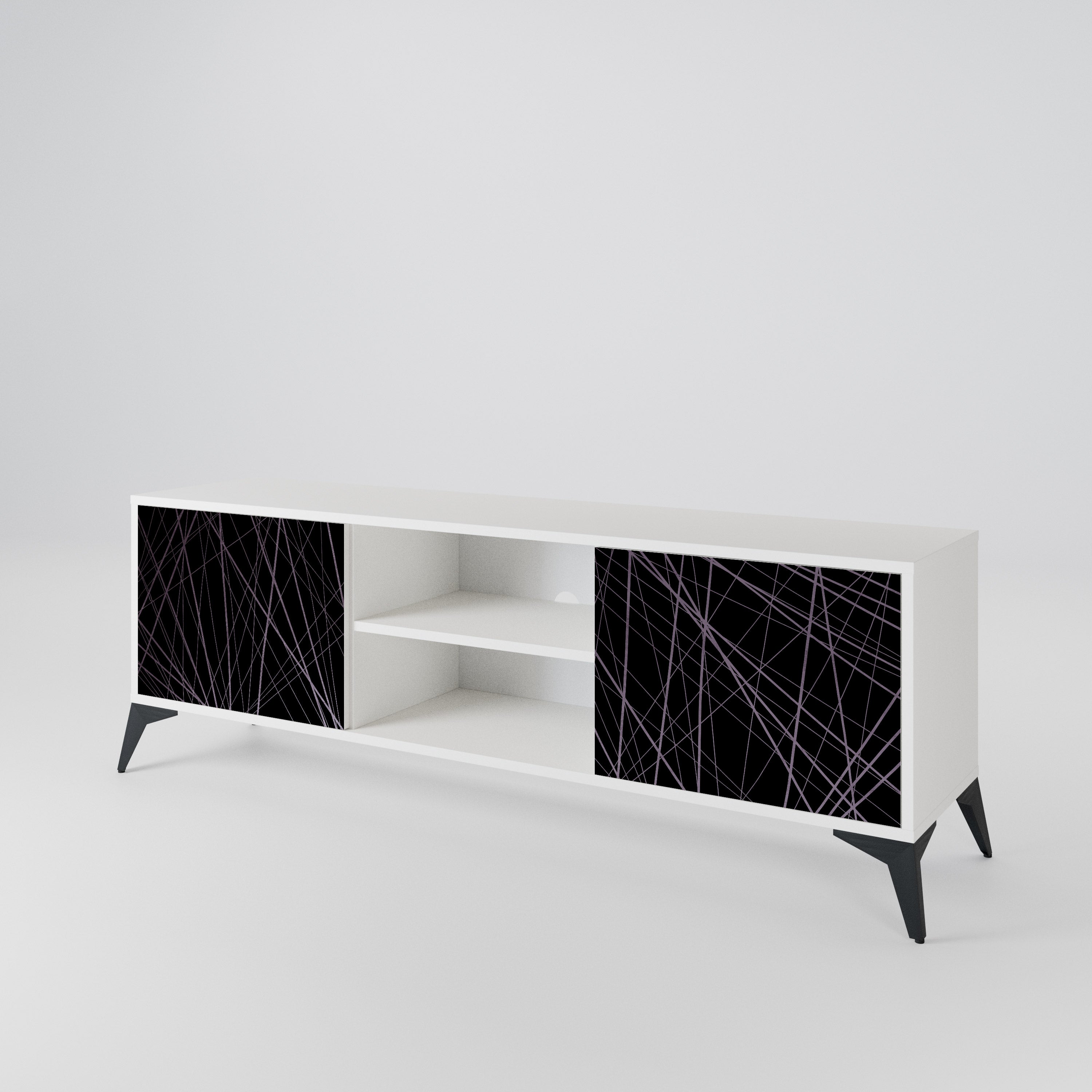SHIMMER SPIDERGRAM Mueble de TV de 2 Puertas